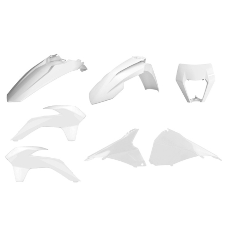 Cadru - Kit plastice POLISPORT restyling Alb