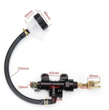 Kit pompa frana spate hidraulica moto ATV picior [3]