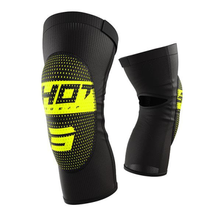 ECHIPAMENTE - Knee guards SHOT ARILIGHT black / neon yellow XL/2XL