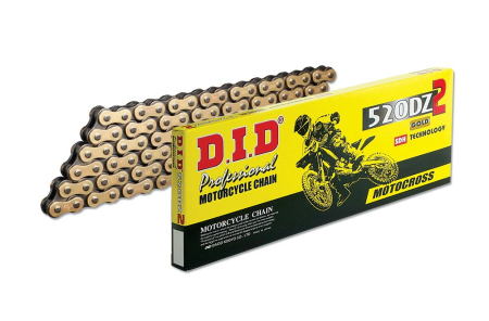 Lanturi - Lant motocros D.I.D Chain 520DZ2 SDH 1920 zale auriu/negru