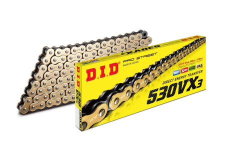 TRANSMISIE - Lant VX series X-Ring D.I.D Chain 530VX3 1920 zale auriu/negru