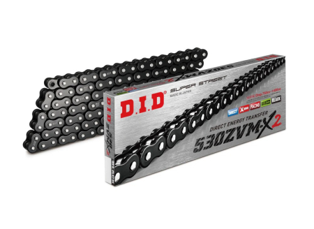 TRANSMISIE - Lant ZVM-X series X-Ring D.I.D Chain 530ZVM-X2 122 zale Black/Black