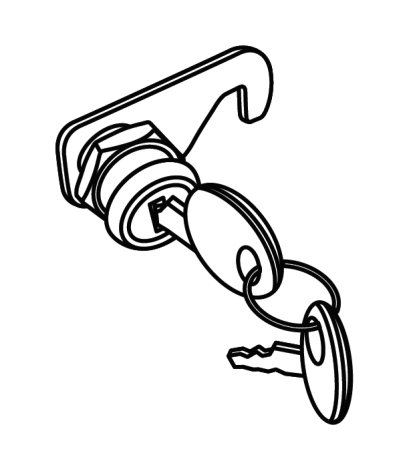 Accesorii cutii Shad - Lock kit SHAD for ATV80