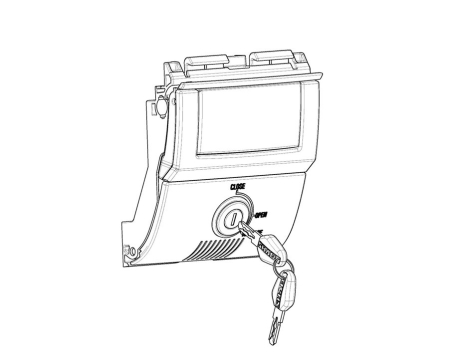 Accesorii cutii Shad - Locking mechanism SHAD for SH58X and SH59X with PREMIUM SMART lock