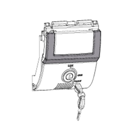 Accesorii cutii Shad - Locking system PREMIUM SHAD new titanium for SH48 with PREMIUM SMART lock