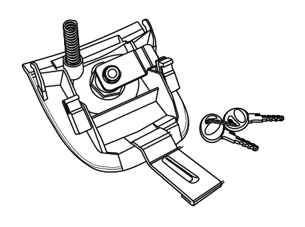 Accesorii cutii Shad - Locking system SHAD for SH29/SH26