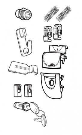 Accesorii cutii Shad - Locking system SHAD for SH34/SH33
