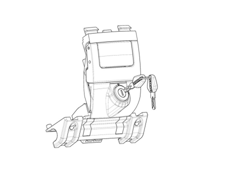 TRANSPORT & DEPOZITARE - Locking system SHAD PREMIUM D1B362MAR for SH35/SH36