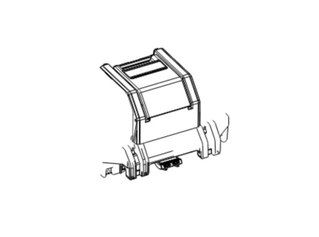 Accesorii cutii Shad - Locking system SHAD TR36 (lower part)
