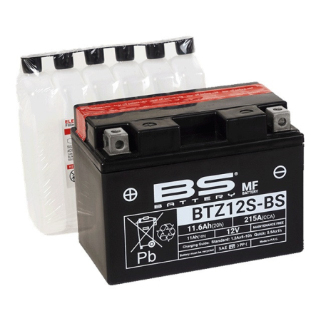 Baterii - Maintenance free battery - max. 20° tilt BS-BATTERY BTZ12S-BS (YTZ12S-BS)