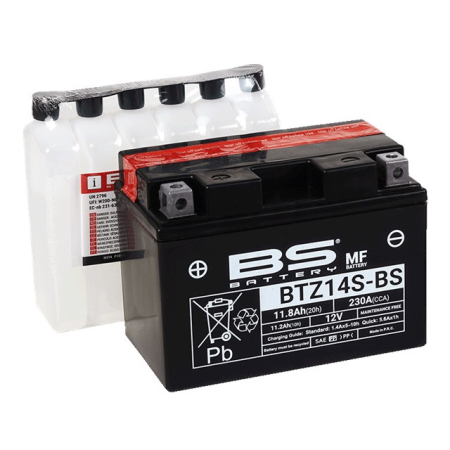 Baterii - Maintenance free battery - max. 20° tilt BS-BATTERY BTZ14S-BS (YTZ14S-BS)