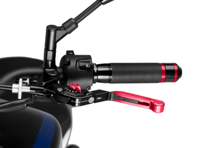 Manete - Maneta de ambreiaj fara adaptor PUIG 3.0 extendable folding red/red