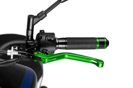 SUSPENSIE CADRU - Maneta de ambreiaj fara adaptor PUIG 3.0 lung green/black
