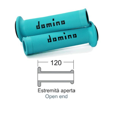 SUSPENSIE CADRU - Mansoane DOMINO Road cyan/black 125mm