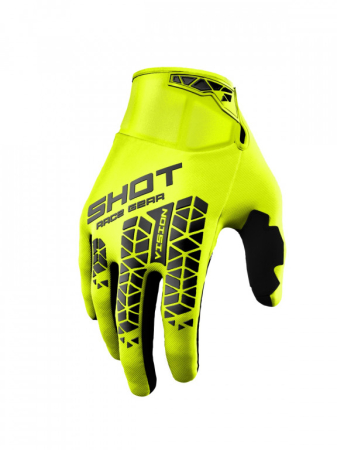 ECHIPAMENTE - Manusi SHOT VISION TECH neon yellow 09