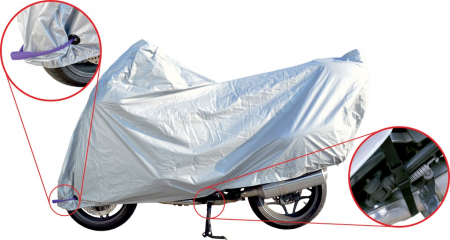 TRANSPORT & DEPOZITARE - Motorbike cover RMS L (228x99x124 cm)
