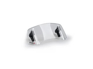 SUSPENSIE CADRU - Multiadjustable visor PUIG 2.0 clip-on dark smoke