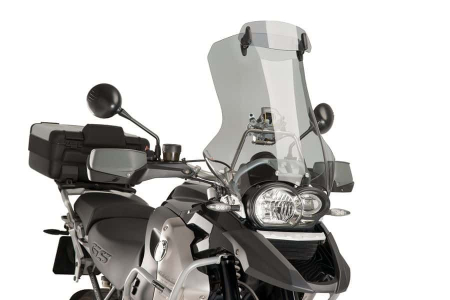 Parbriz - Multiadjustable visor PUIG fixed by screws smoke