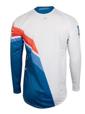 MX jersey kids YOKO VIILEE white / blue / fire XL [1]