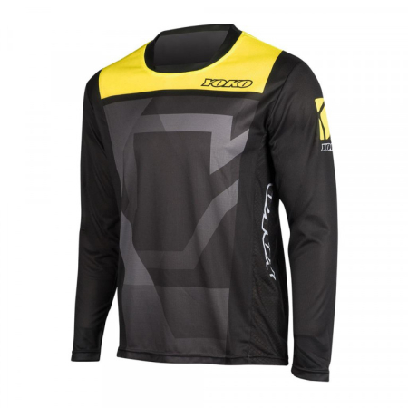 ECHIPAMENTE - MX jersey YOKO KISA black / yellow S