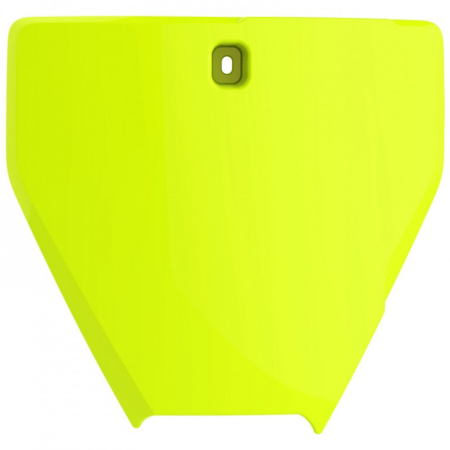 SUSPENSIE CADRU - Number Plate POLISPORT Yellow fluo