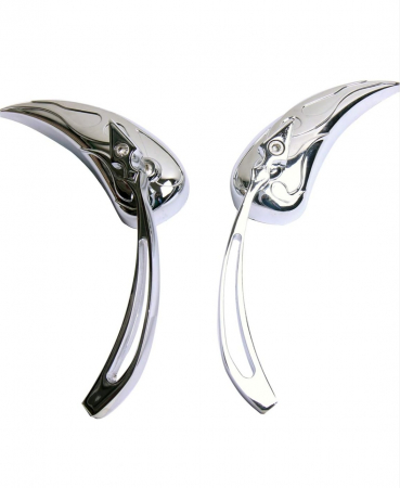 Oglinzi moto aluminiu custom bobber chopper [2]