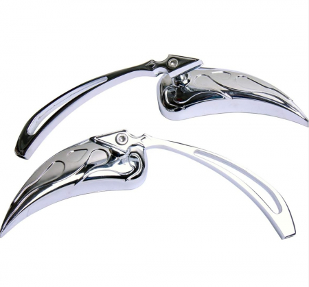 Oglinzi moto aluminiu custom bobber chopper [3]