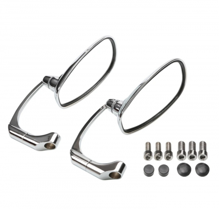 Oglinzi moto universale crom negre motocicleta [5]