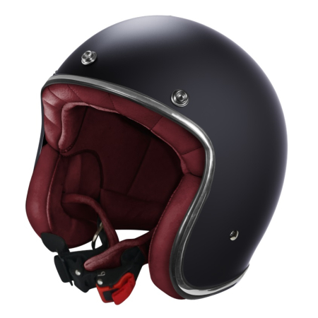 ECHIPAMENTE - Open face helmet STORMER QUARTZ black matt XS