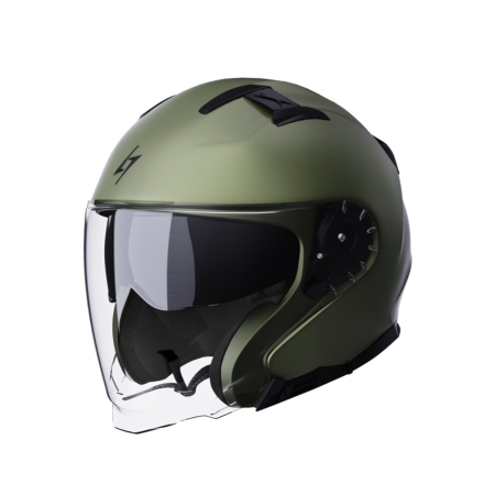 ECHIPAMENTE - Open face helmet STORMER RIVAL kaki matt S
