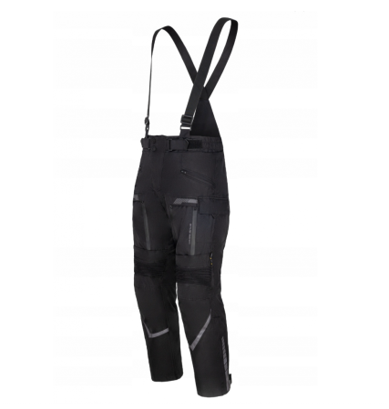 ECHIPAMENTE - Pantaloni moto textili SM Racewear Defender - Barbati - 4 Sezoane - Impermeabili / Windproof - Protectii CE - Negru