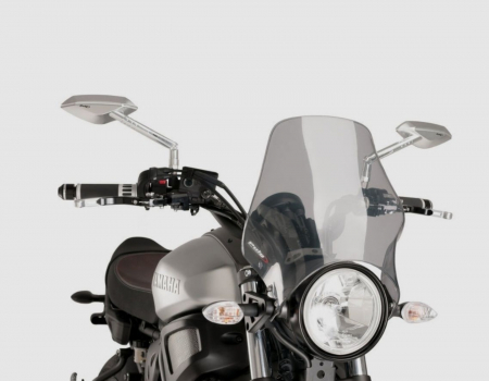 Parbriz moto Puig far rotund deflector vant [3]
