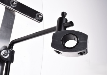 Parbriz moto universal cu suporti scuter pentru far rotund [3]