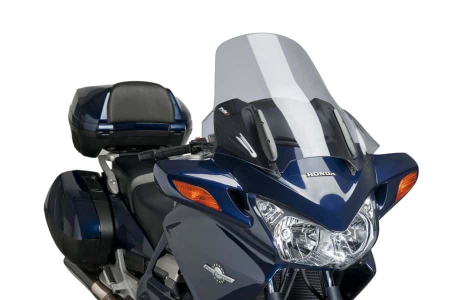 SUSPENSIE CADRU - Parbriz PUIG TOURING smoke pentru HONDA ST/STX 1300 Pan European 2002-2013