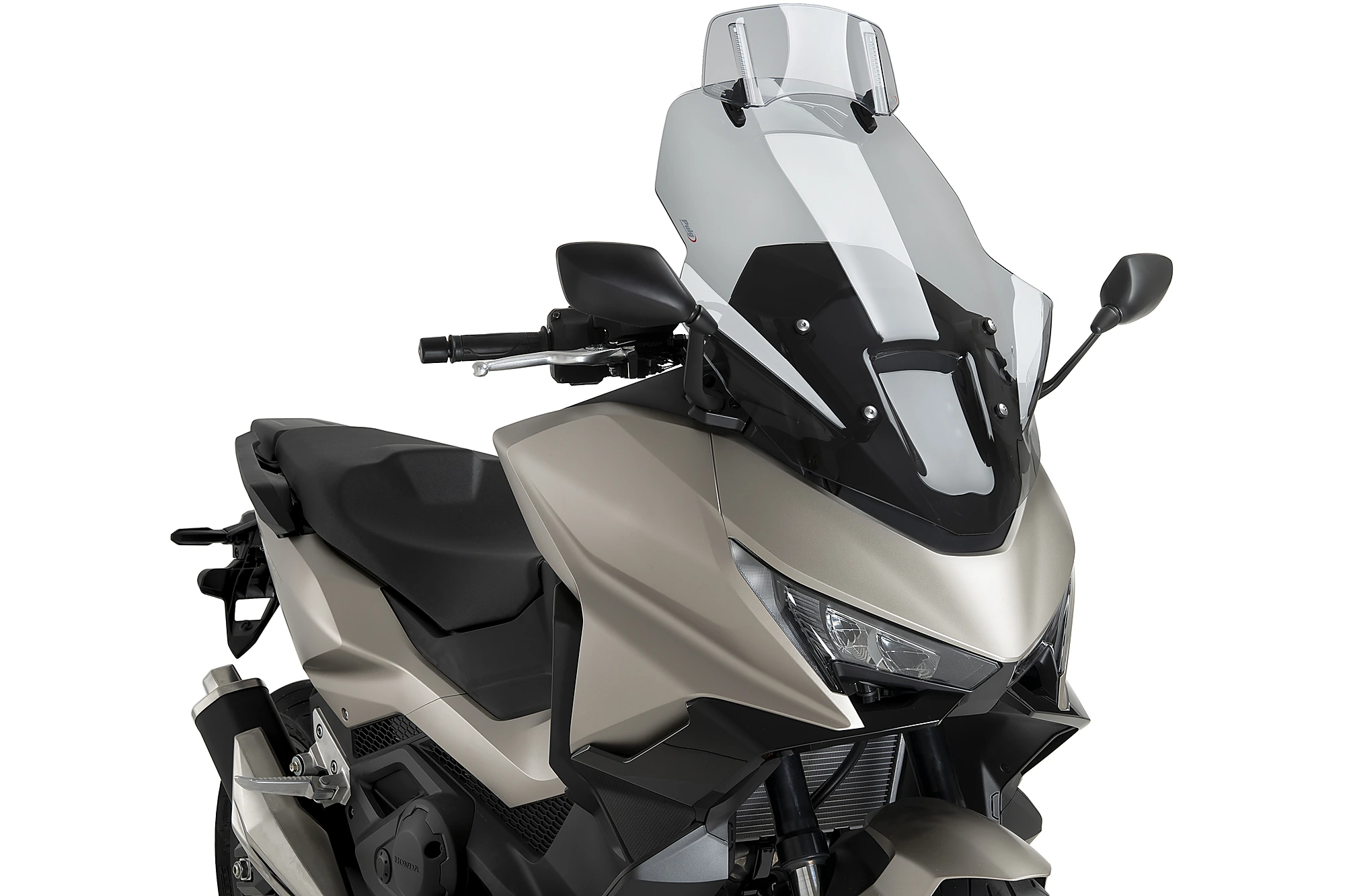 SUSPENSIE CADRU - Parbriz PUIG V-TECH LINE TOURING WITH VISOR smoke