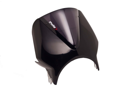 SUSPENSIE CADRU - Parbriz PUIG VISION black/dark smoke