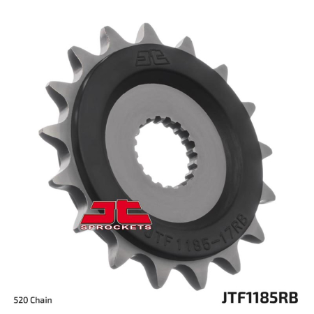 Pinion fata JT 17T, 520 rubber cushioned [2]