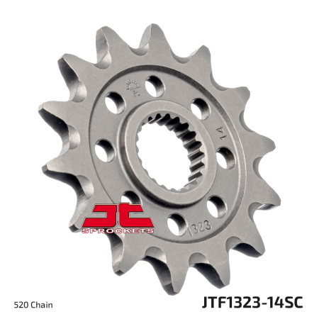 Pinion fata JT JTF 1323-14SC 14T, 520 Self Cleaning Lightweight [2]
