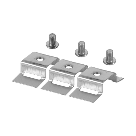 SUSPENSIE CADRU - Pipe guard bolts + clips POLISPORT ARMADILLO Gri