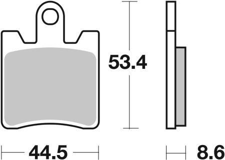 Placute de frana BREMBO [2]