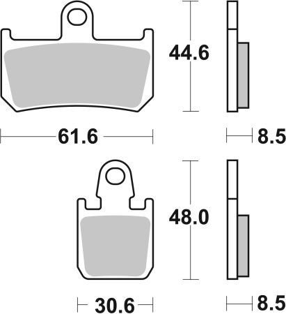 Placute de frana BREMBO [2]
