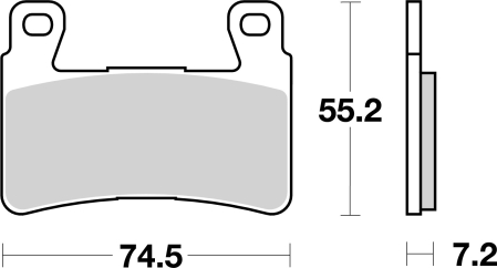 Placute de frana BREMBO [2]