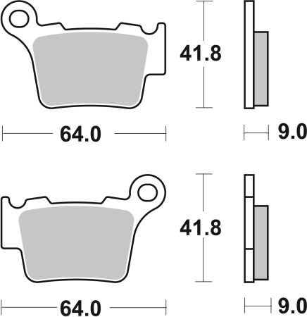 Placute de frana BREMBO [2]