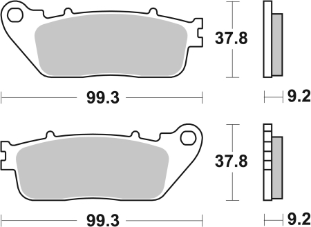 Placute de frana BREMBO [2]