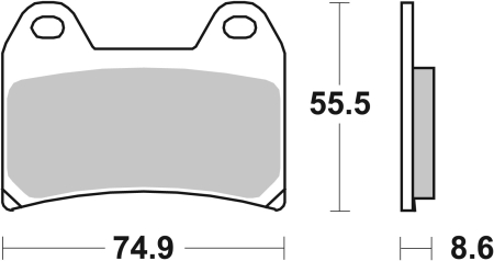 Placute de frana BREMBO [2]