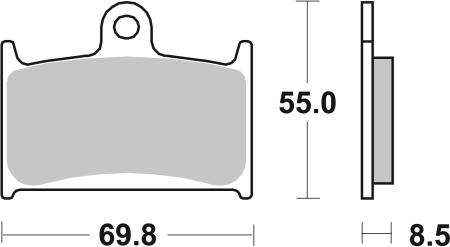 Placute de frana BREMBO [2]
