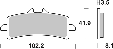 Placute de frana BREMBO [2]