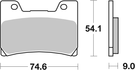 Placute de frana BREMBO [2]