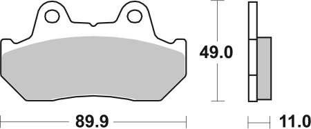Placute de frana BREMBO [2]