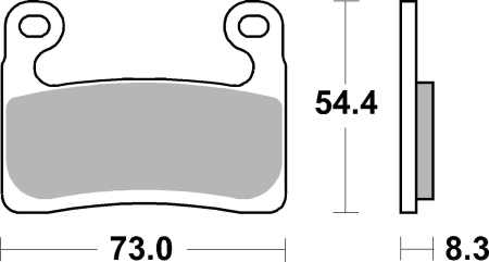 Placute de frana BREMBO [2]